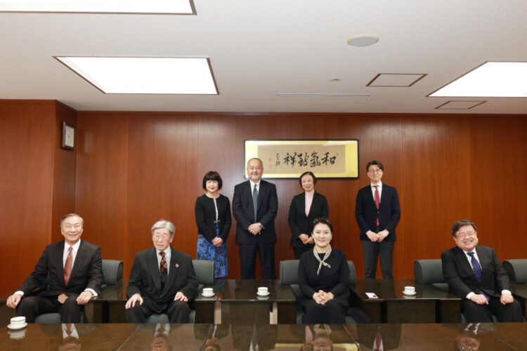 北京大学体育教研部教授・卓球部総監督が表敬訪問