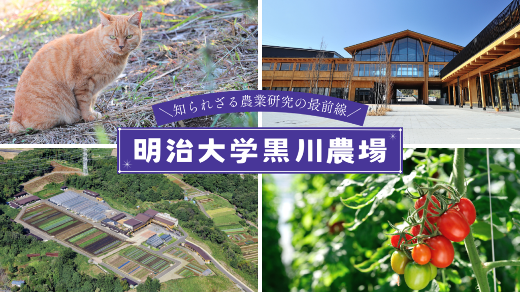 知られざる農業研究の最前線、“明治大学黒川農場”潜入レポート