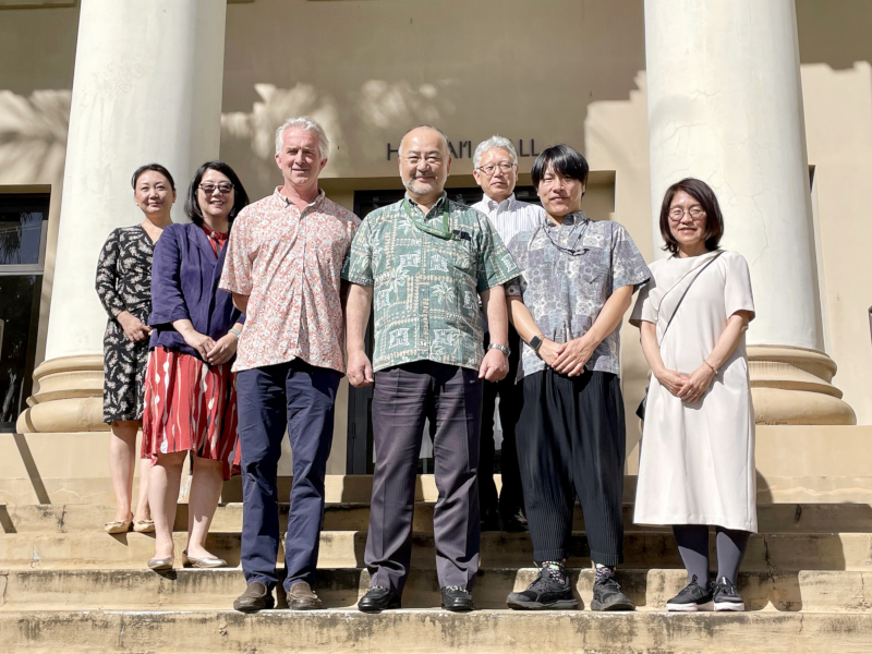 上野学長、高馬副学長らが米国ハワイ大学マノア校・ヒロ校を表敬訪問――国際交流を深化、大学間交流協定締結へ
