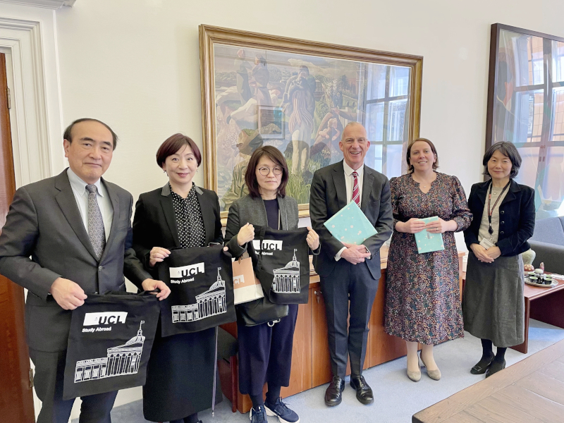 高馬副学長らがマンチェスター大学およびユニバーシティ・カレッジ・ロンドン（UCL）を表敬訪問――学生交流促進へ