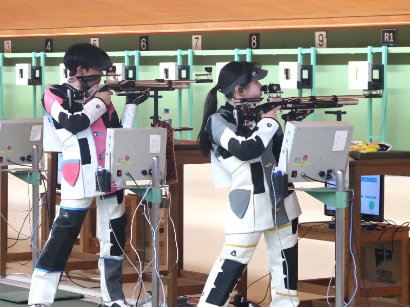 射撃部が日本学生選抜スポーツ射撃競技大会で団体優勝　個人でも3種目で優勝