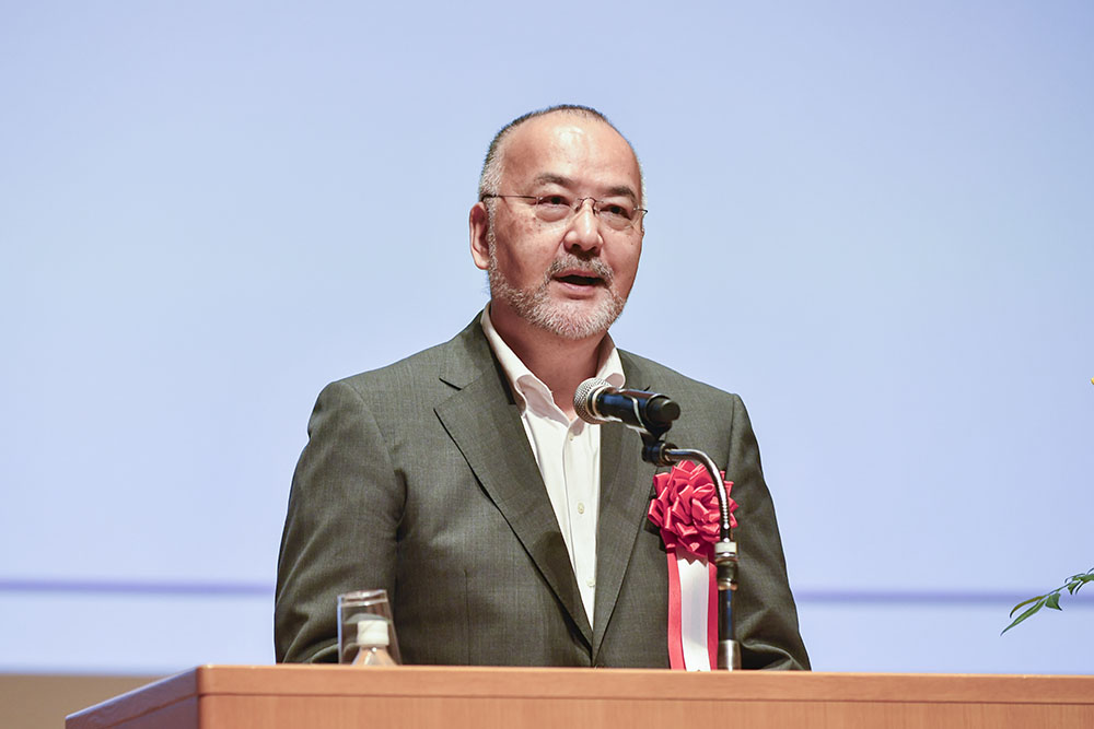 代議員総会_上野学長祝辞