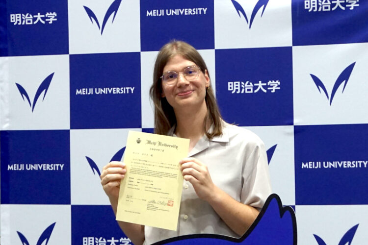 日本学を日本語で学ぶために留学。将来は、日本学を研究したい|MOENICKE