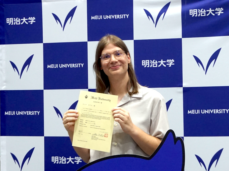 日本学を日本語で学ぶために留学。将来は、日本学を研究したい｜MOENICKE