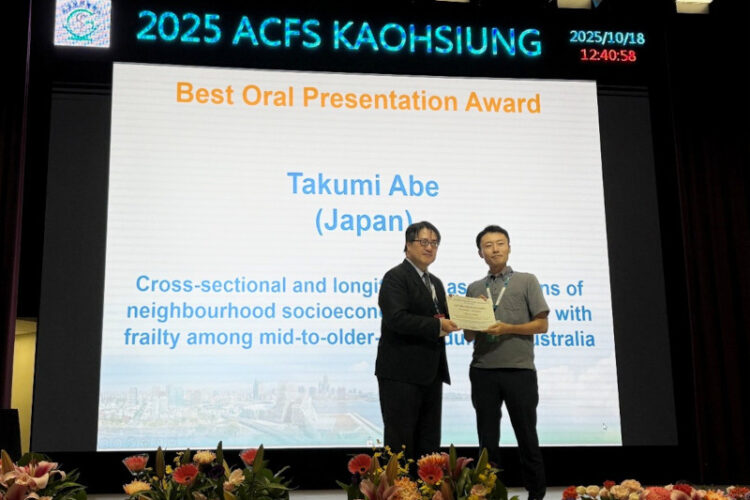 【商学部】阿部巧准教授が第11回アジアフレイル・サルコペニア学会にてBest