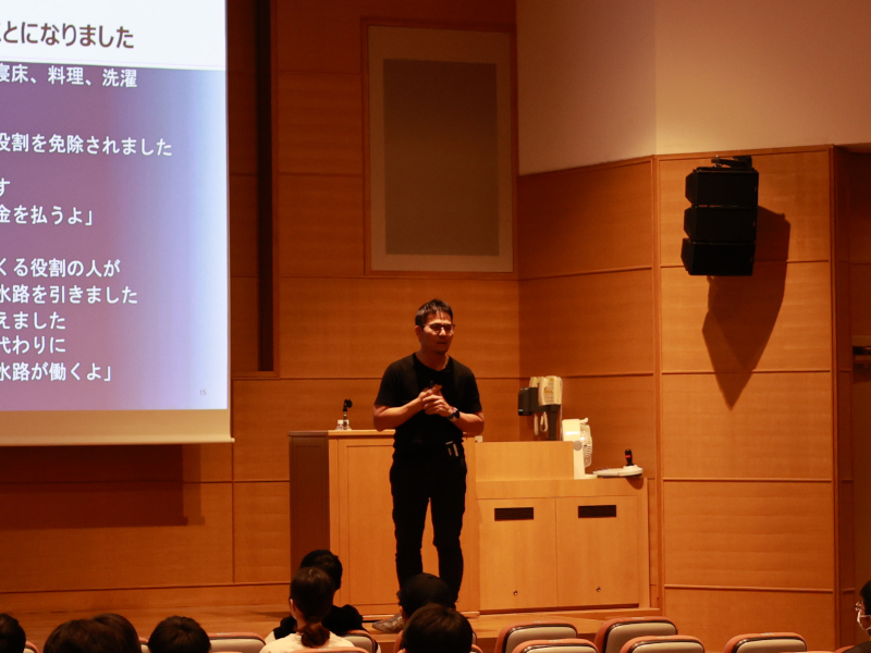 講演会「正解のない時代を生きる皆さんへ――商用車業界の開発現場から考える『働く』ことの意味」を実施｜生田就職キャリア支援センター