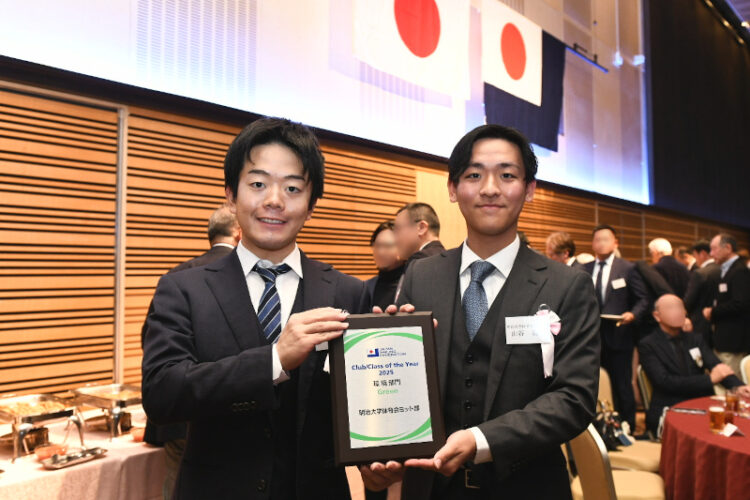 体育会ヨット部が環境部門賞を受賞――セールリボーンプロジェクトなど環境保全活動に取り組む