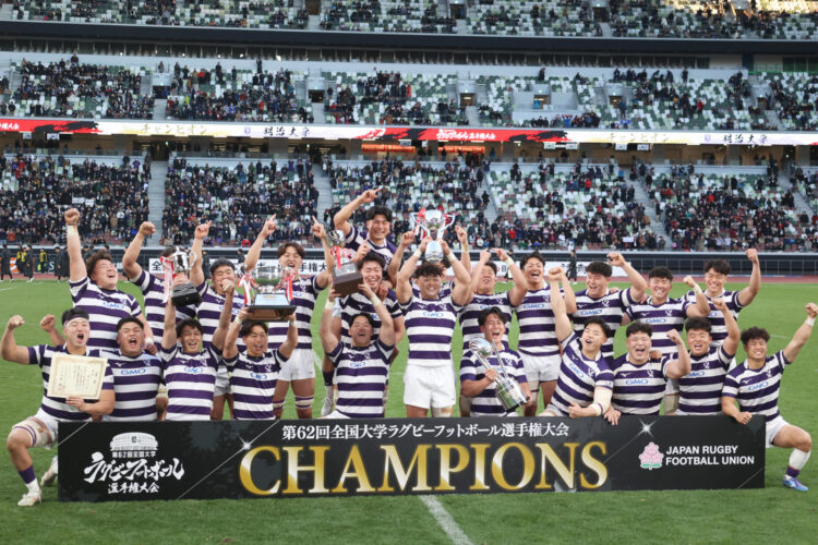 14度目の大学日本一に輝く――全国大学ラグビー選手権で優勝｜体育会ラグビー部