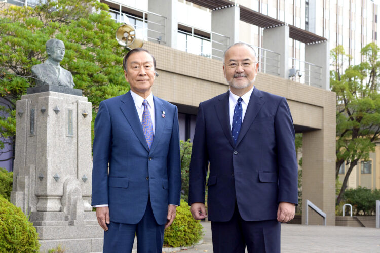 柳谷理事長・上野学長
