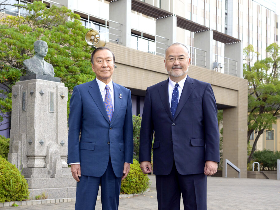 柳谷理事長・上野学長
