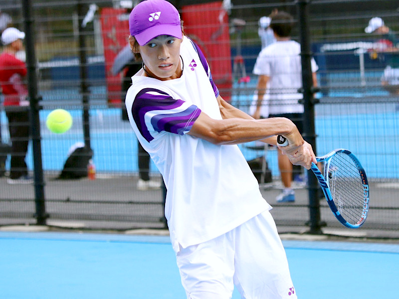 新エースが示した成長の形│硬式庭球部